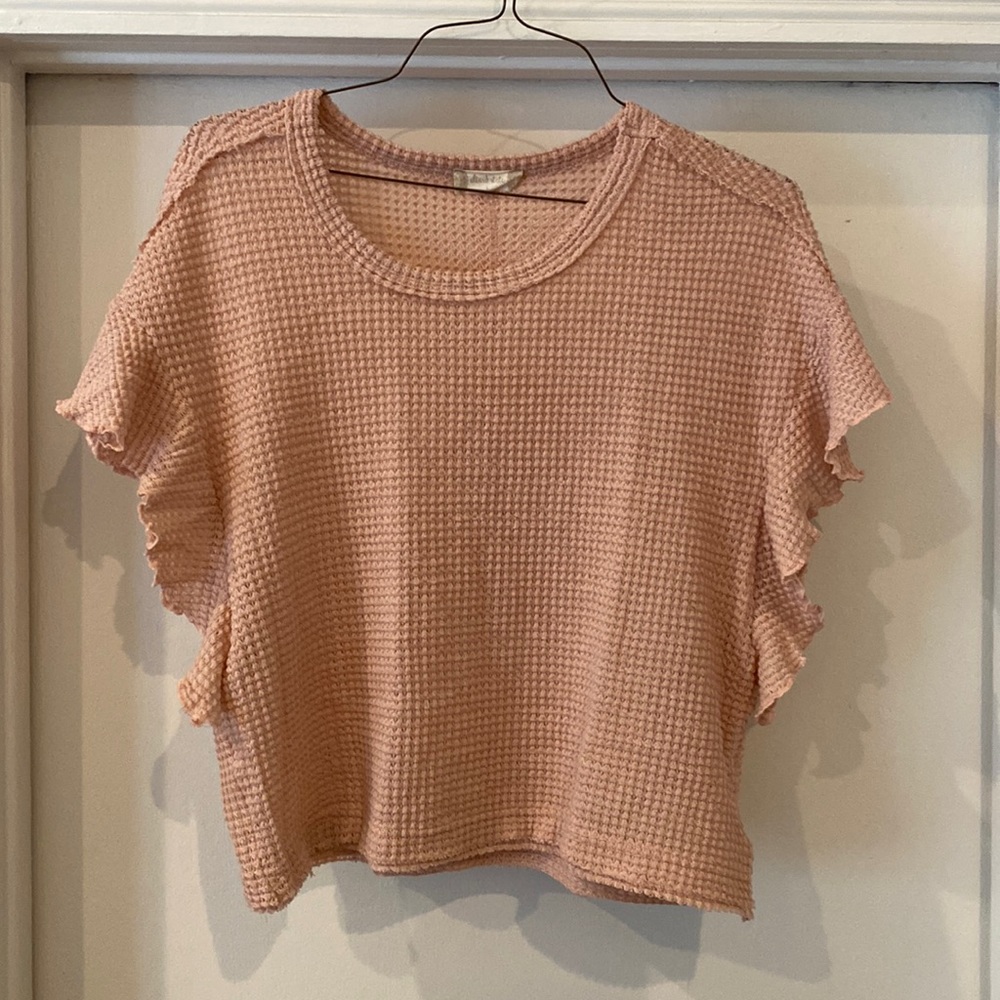 Altar’d State Ruffled Crop Top